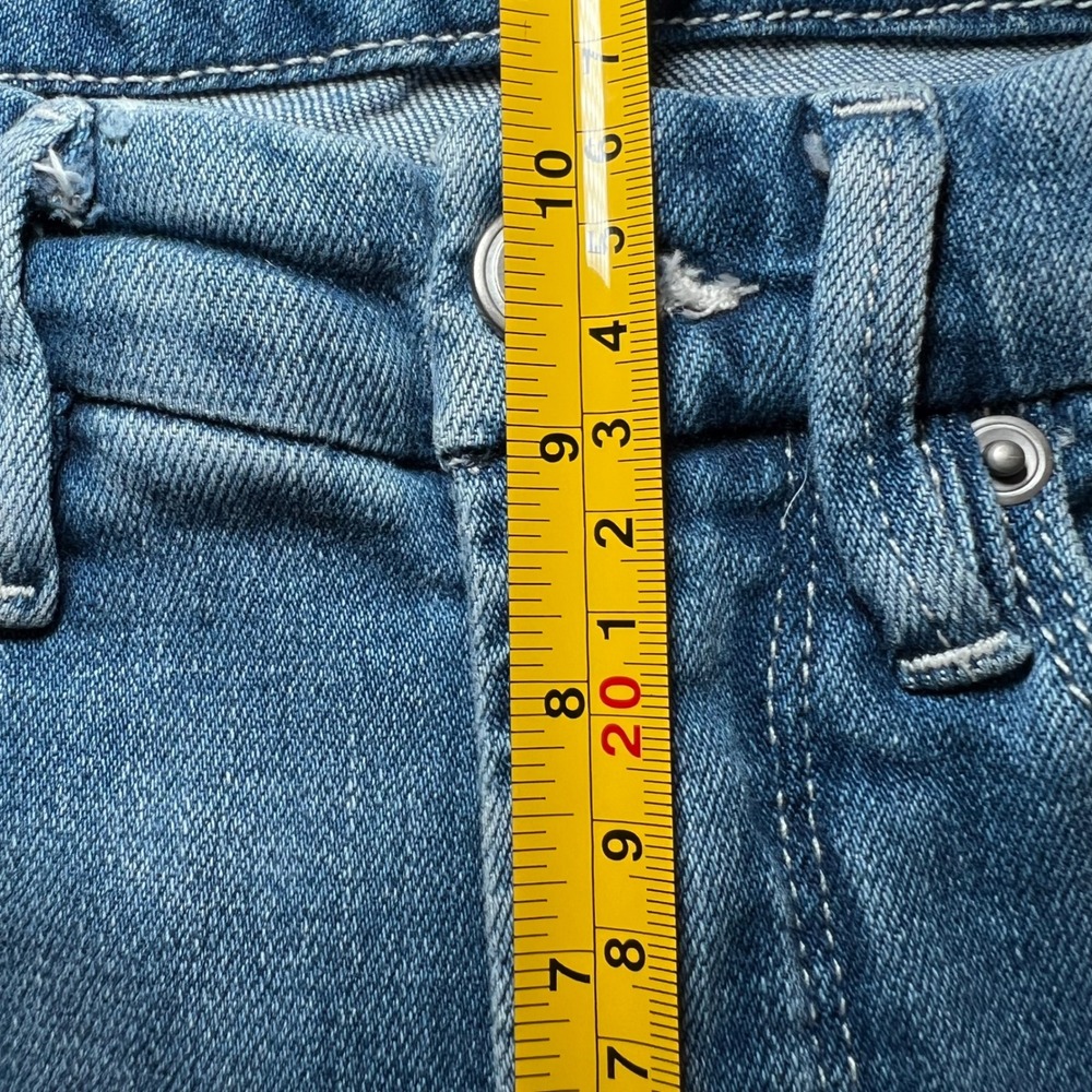 Good American Good Legs Flare Jeans Blue Denim Size 4/27 High Rise Bootcut - Picture 9 of 11